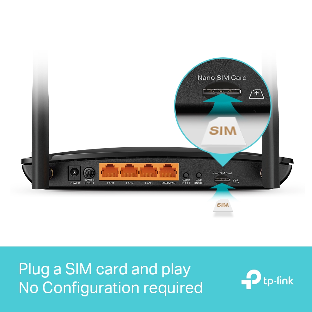 TP-Link MR600 (v3) 4G+ Cat6 LTE Dual Band Gigabit Router