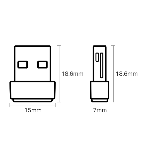 TP-Link Archer T600U Nano AC600 Dual Band Wireless USB Adapter