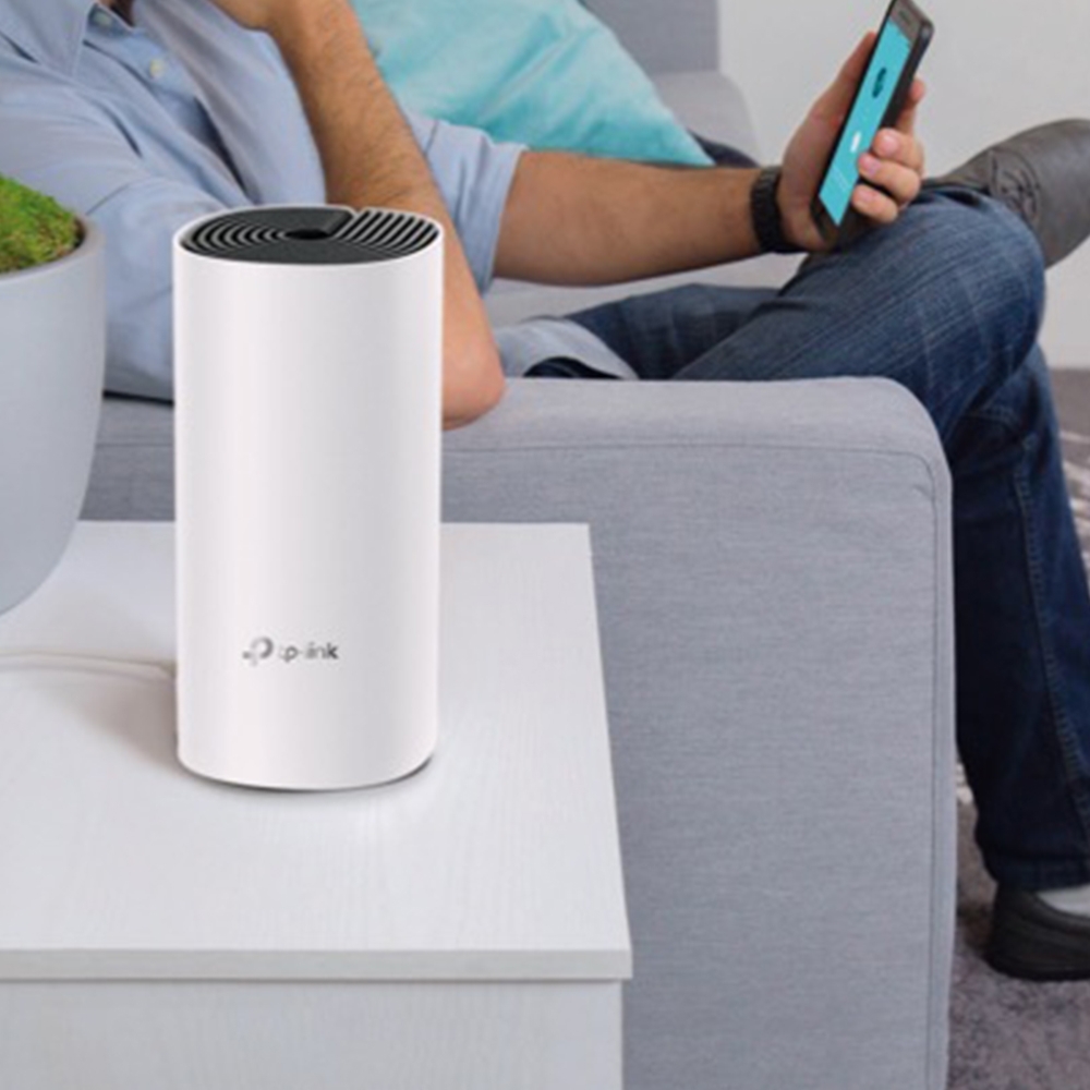 TP-Link Deco M4 (1-Pack) AC1200 Whole Home Mesh Wi-Fi System, Seamless Roaming and Speedy