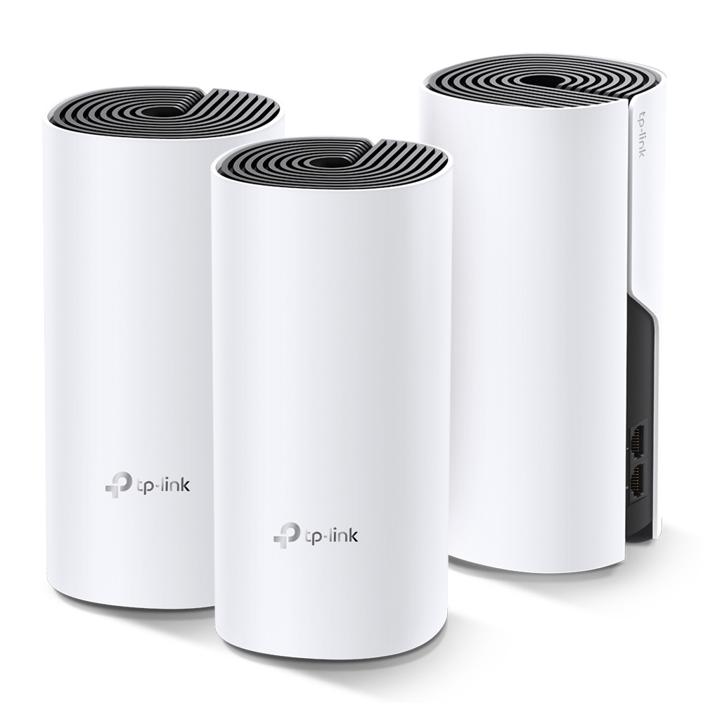TP-Link Deco M4 (3-Pack) AC1200 Whole Home Mesh Wi-Fi System, Seamless Roaming and Speedy