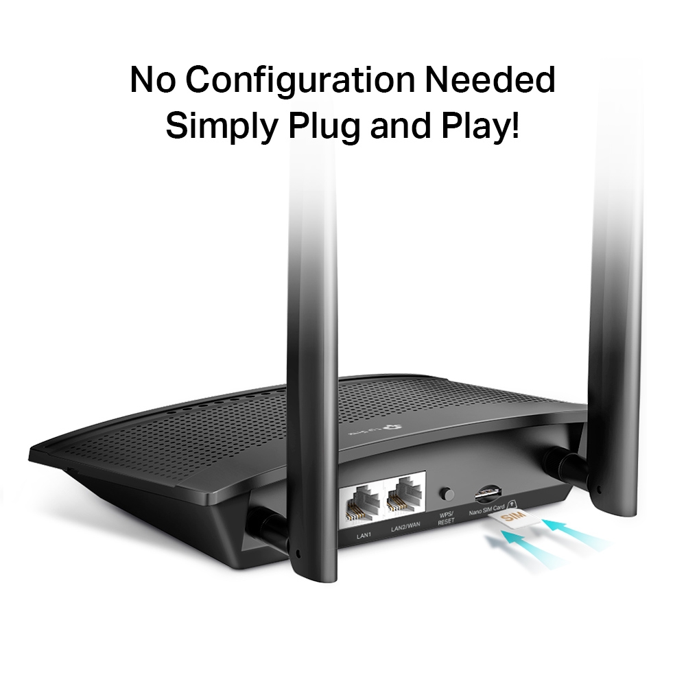 TP-Link TL-MR100 300Mbps 2.4GHz Wireless N 4G LTE Router