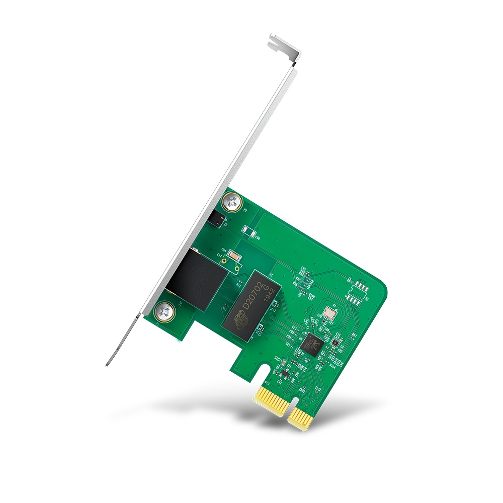 TP-LINK TG-3468 Gigabit PCI Express Network Adapter – Green, 32-bit 10/100/1000 Mbps RJ45 Port, IEEE 802.3X Flow Control, PCIe Ethernet Card