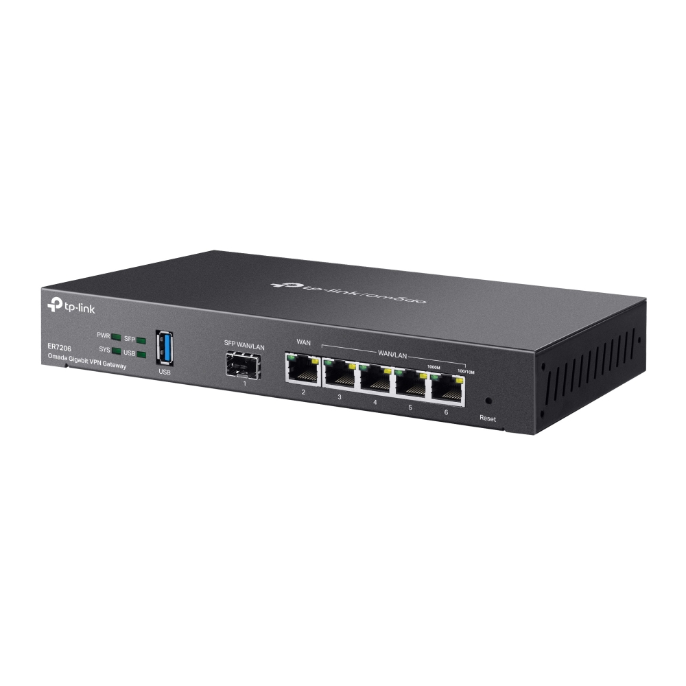 TP-Link Omada ER7206 Multi-WAN Professional Wired Gigabit VPN Router