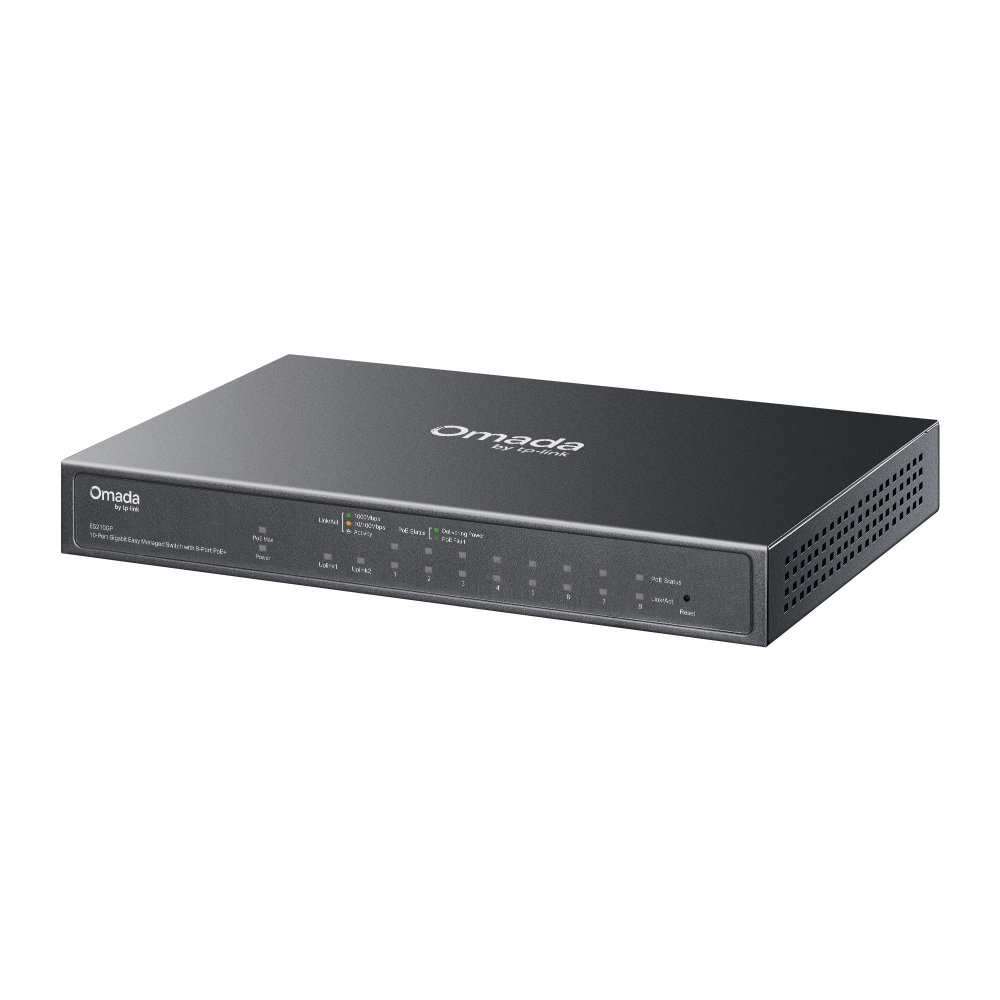 TP-Link Omada ES210GP Easy Switch 10 Ports Gigabit with 8 PoE+ Ports