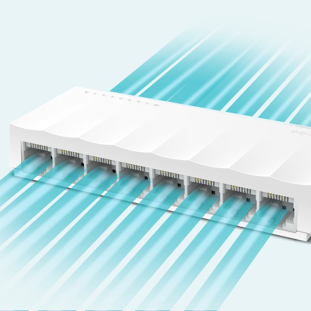 TP-Link LS1008 8-Port 10/100Mbps Fast Ethernet Unmanaged Desktop Switch