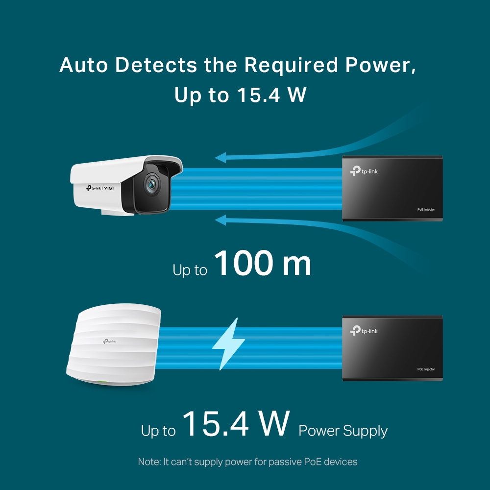 TP-LINK TL-PoE150S PoE Injector Adapter