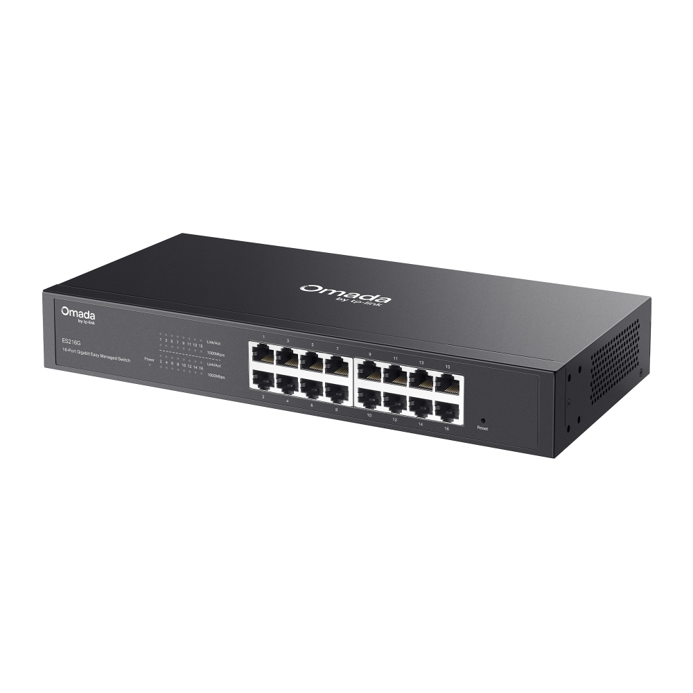 TP-Link Omada ES216G Easy Managed Gigabit 16 Port Switch Rack Mountable
